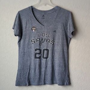 Los Spurs Noche Latina Ginobili #20 women's 2xl Adidas shirt